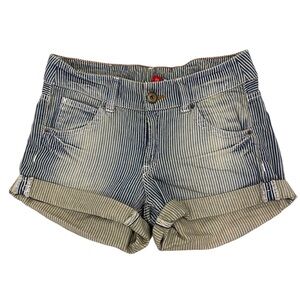 ⭐️H&M⭐️ Striped Denim Shorts